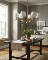 Cefalino Iron Chandelier, Painted Gold
