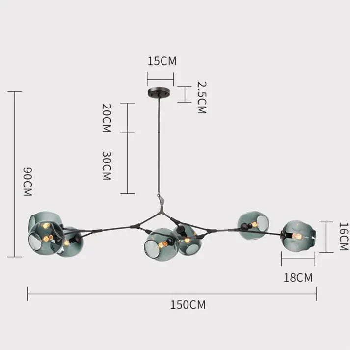 Bubble Sputnik Chandelier
