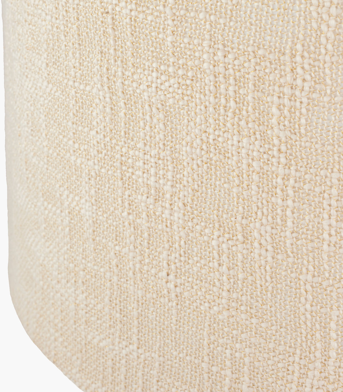 Chalton fabric Pendant Light, Powder Coated Ivory, Powder Coated White