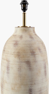 Colfio 55" Cement Floor Lamp, Painted Cream