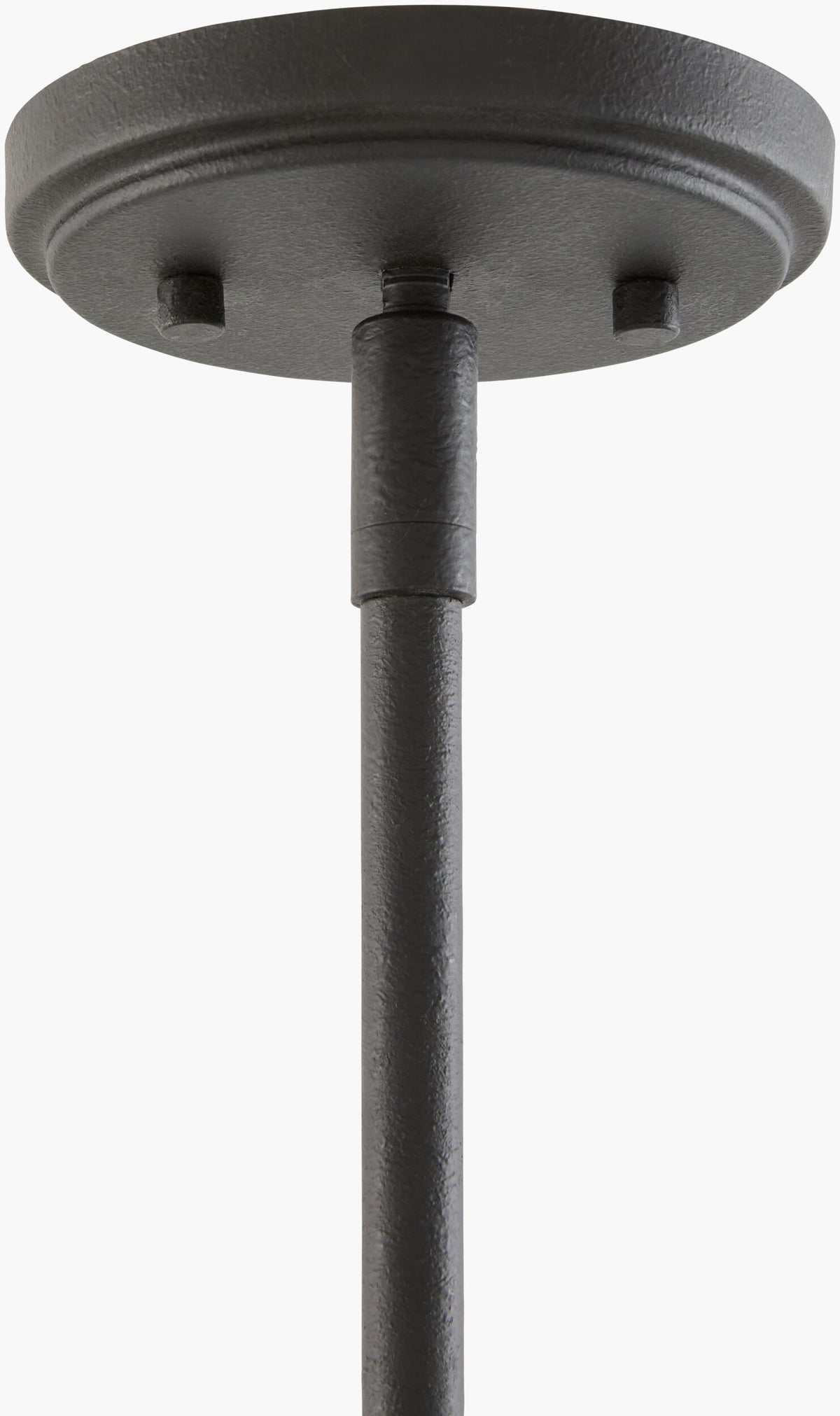 Calira Iron Chandelier, Lacquered Black