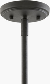 Calira Iron Chandelier, Lacquered Black