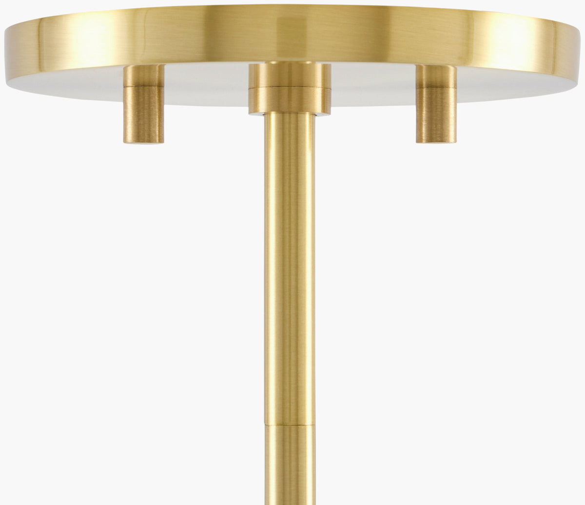 Calyra Iron Chandelier, Metallic Metallic Brass