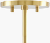 Calyra Iron Chandelier, Metallic Metallic Brass