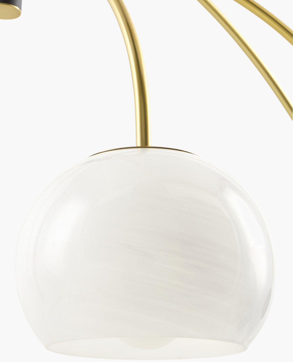 Calyra Iron Chandelier, Metallic Metallic Brass