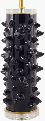 Canary 31" Ceramic Table Lamp, Painted Black
