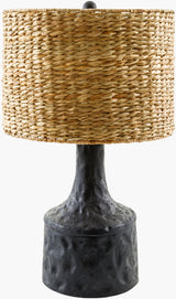 Conway 25" Resin Table Lamp, Painted Black
