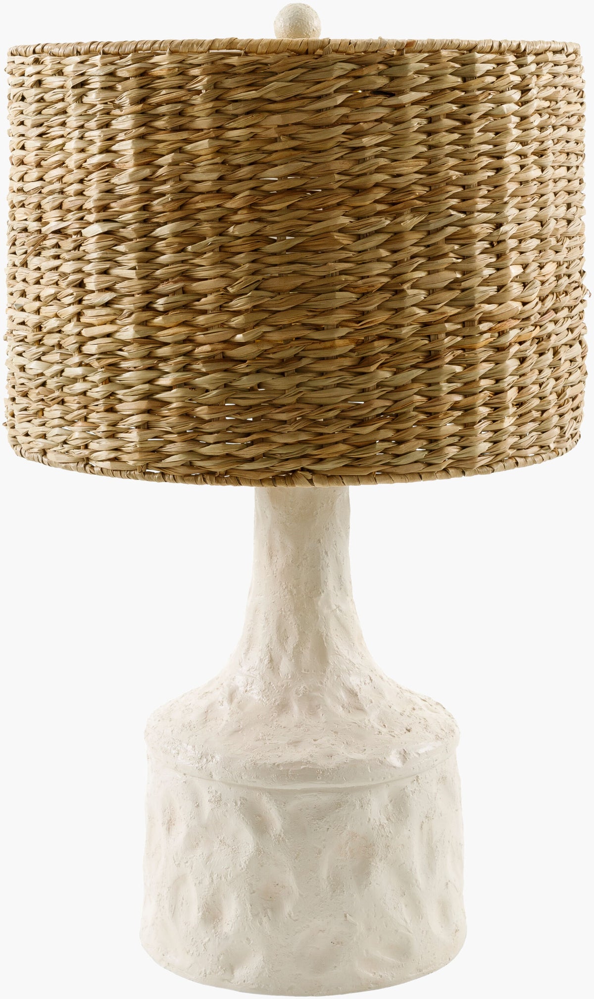 Conway 25" Resin Table Lamp, Painted White