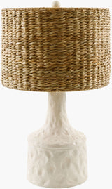 Conway 25" Resin Table Lamp, Painted White