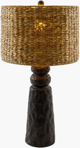 Conway 29" Resin Table Lamp, Painted Black