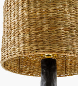 Conway 25" Resin Table Lamp, Painted Black