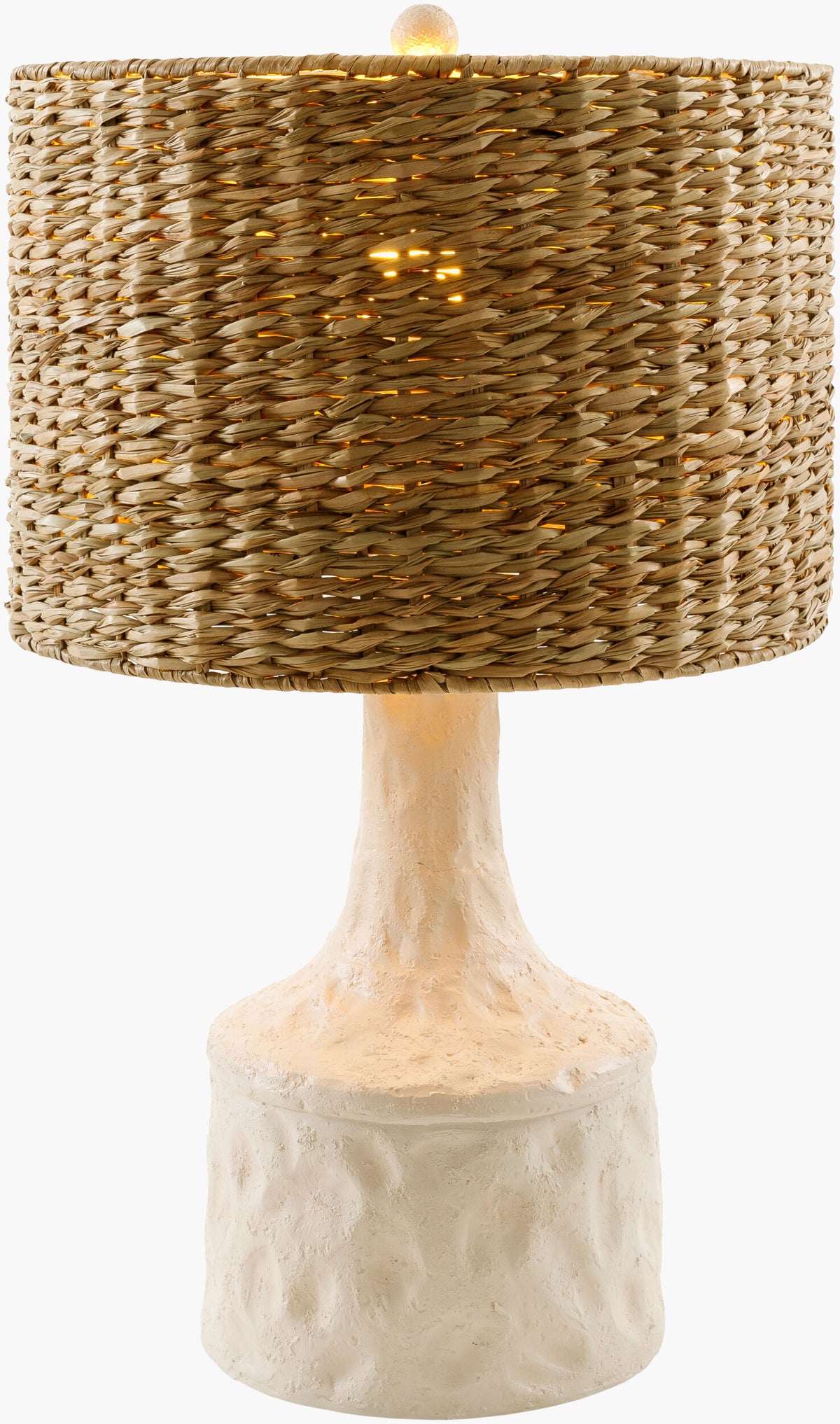 Conway 25" Resin Table Lamp, Painted White