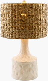 Conway 25" Resin Table Lamp, Painted White