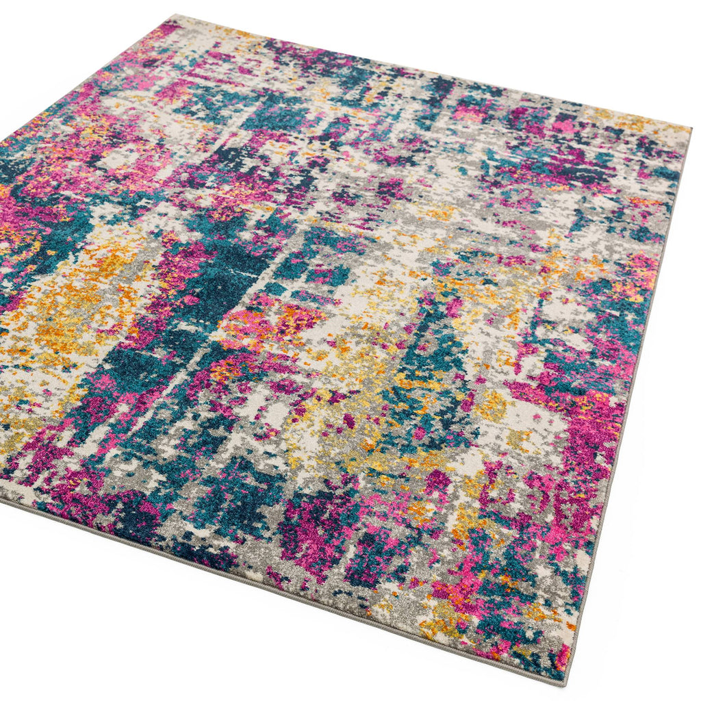 Colt Rug styled in a living room