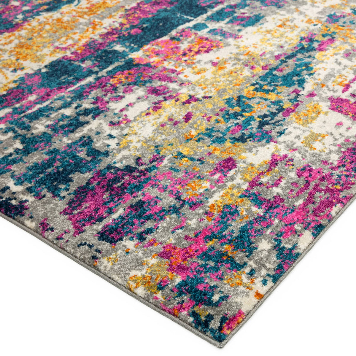 Colt Rug styled in a living room