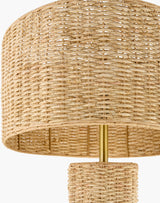Cirebon 63" Rattan Floor Lamp, Natural Brown