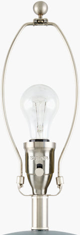 Chronos 26" Ceramic Table Lamp, Glazed Green
