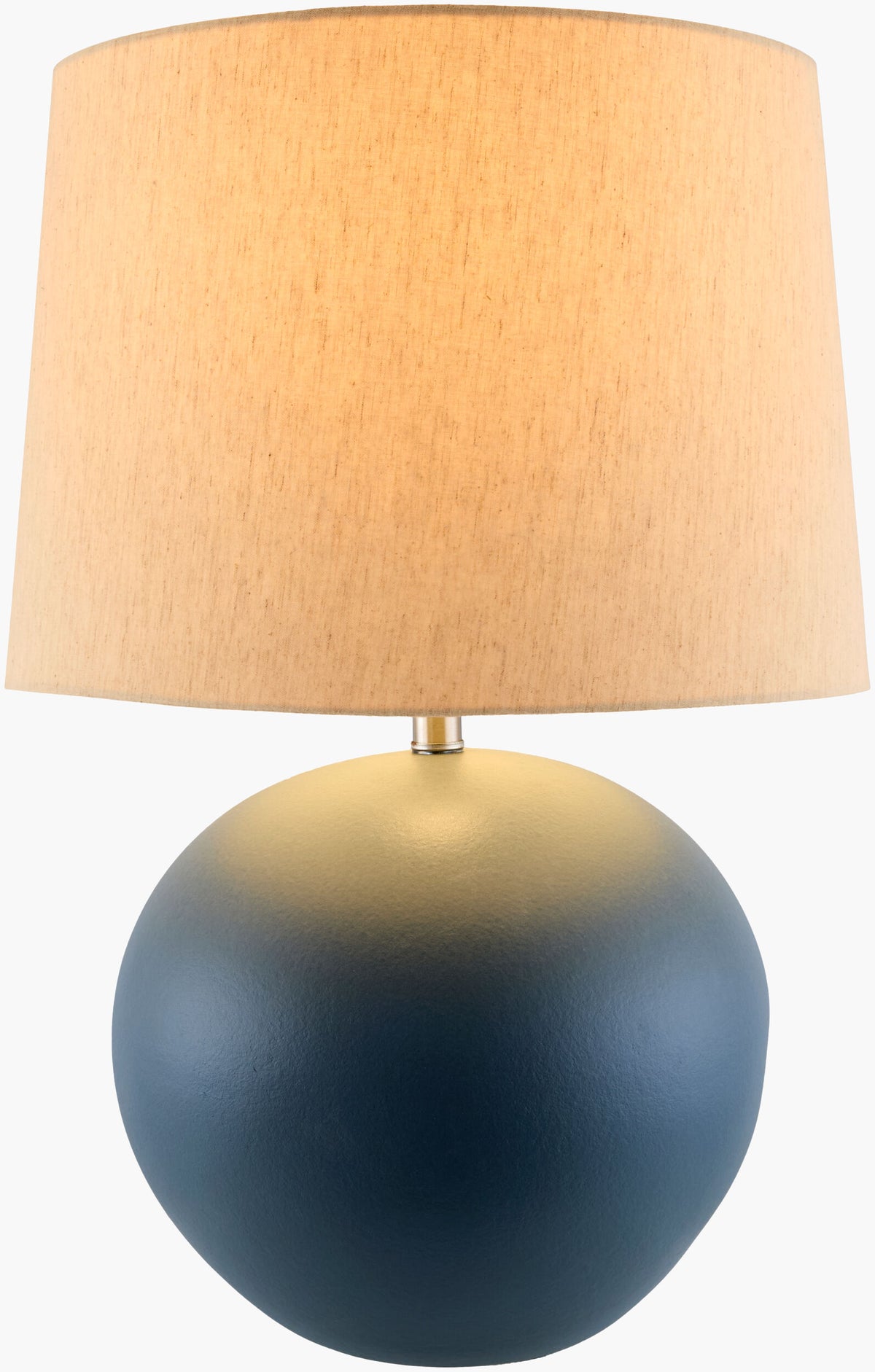 Chronos 26" Ceramic Table Lamp, Glazed Green