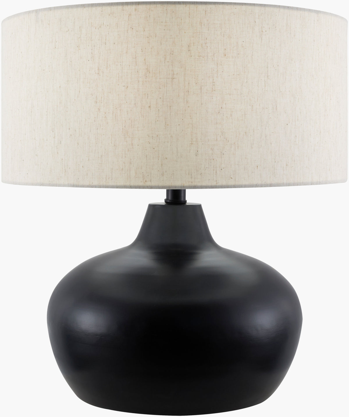 Carrizal 20" Iron Table Lamp, Powder Coated Black