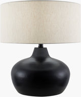 Carrizal 20" Iron Table Lamp, Powder Coated Black