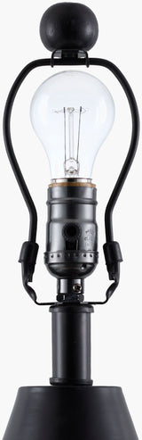 Carrizal 20" Iron Table Lamp, Powder Coated Black