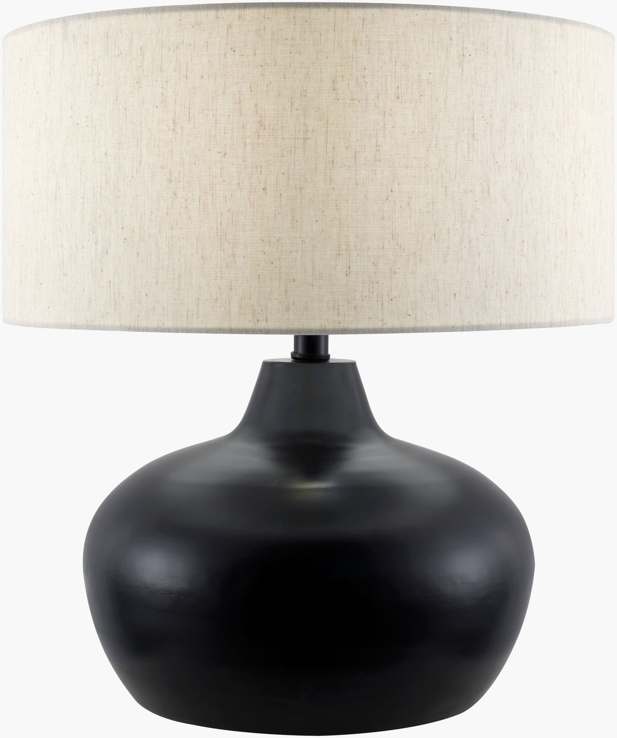 Carrizal 20" Iron Table Lamp, Powder Coated Black
