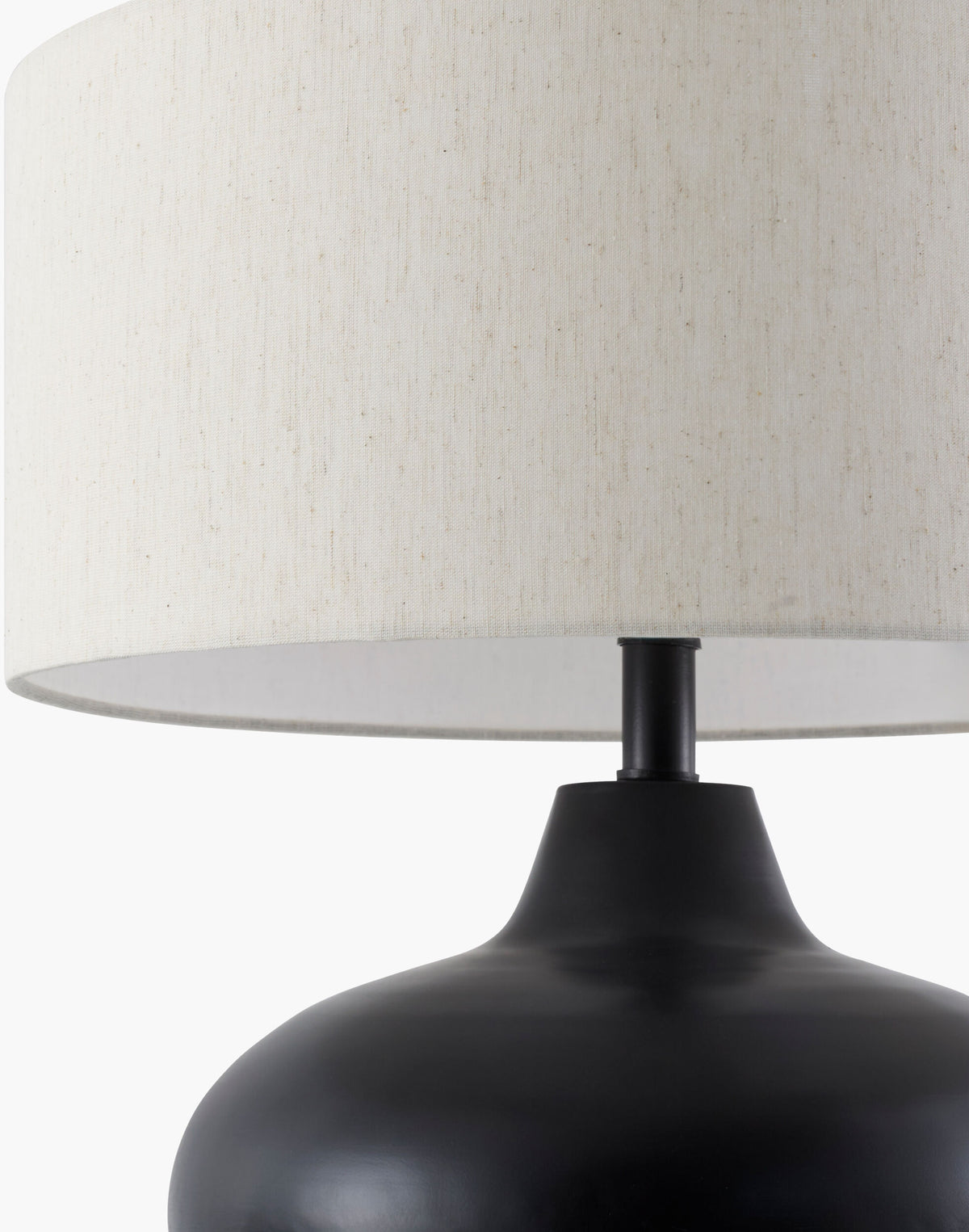 Carrizal 20" Iron Table Lamp, Powder Coated Black
