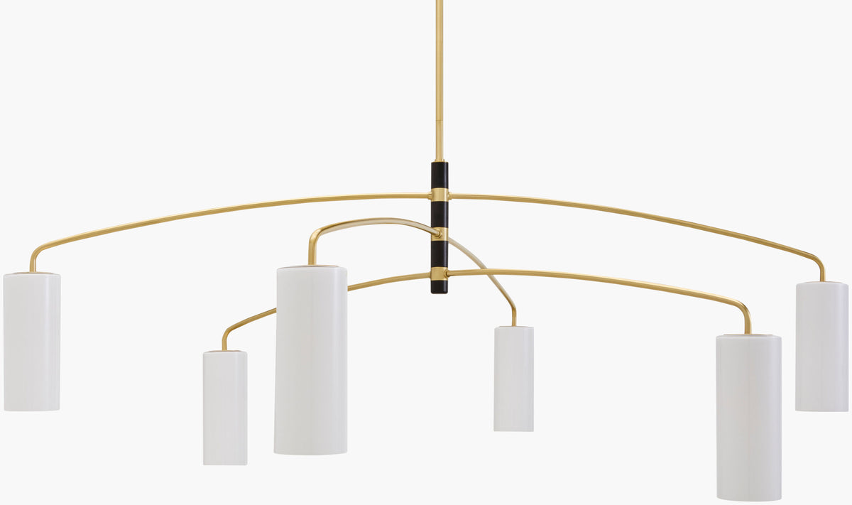 Cosyra Iron Chandelier, Metallic Metallic Brass (CSYR-002)
