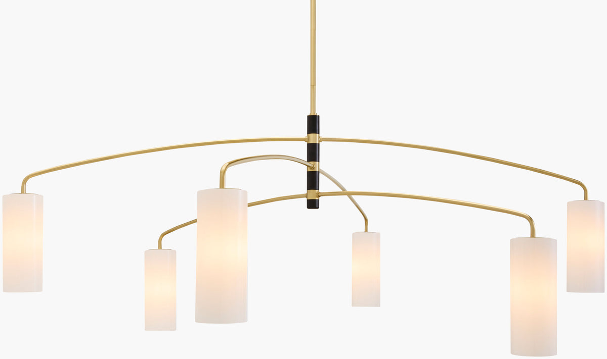 Cosyra Iron Chandelier, Metallic Metallic Brass (CSYR-002)