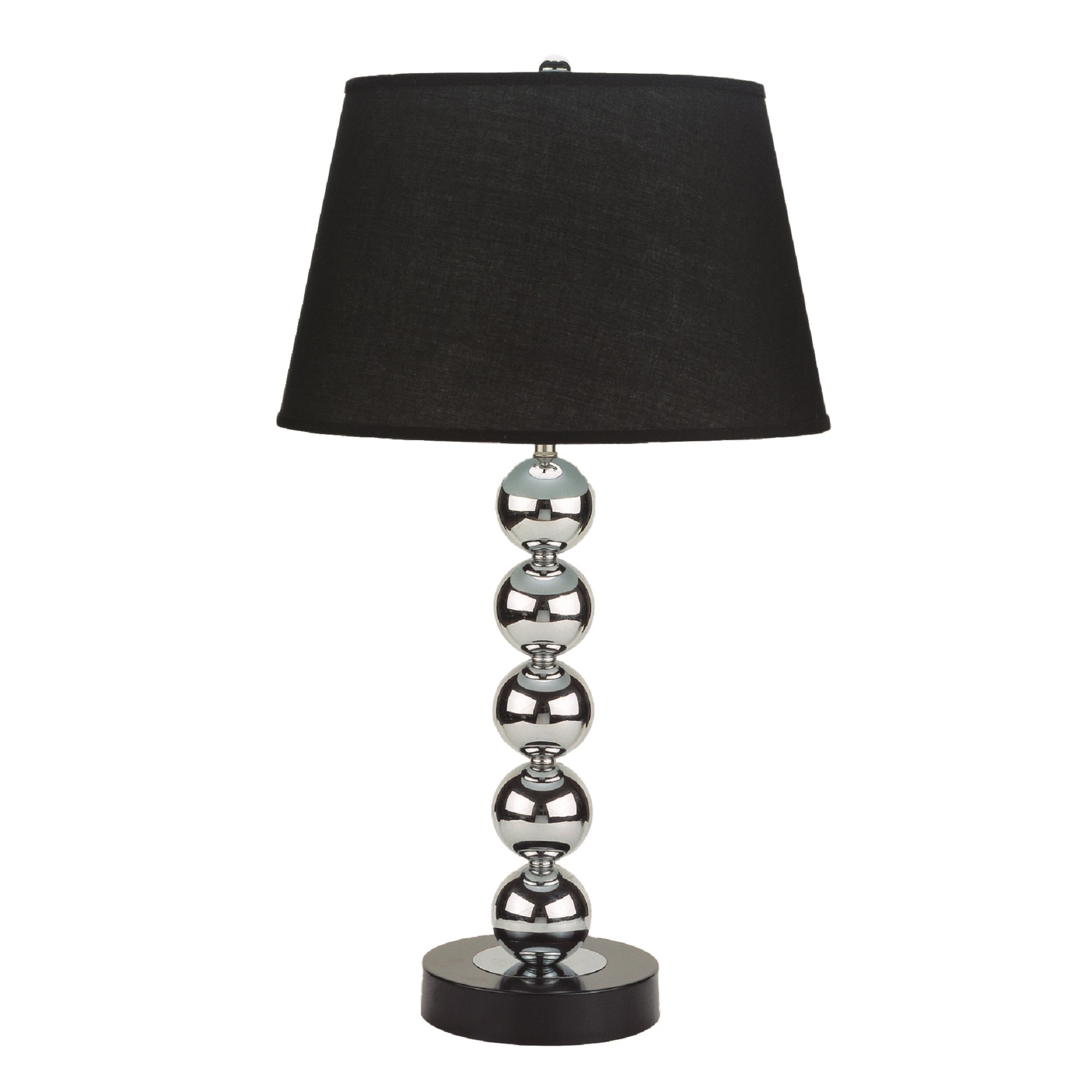 2pc Modern Sleek Table Lamp Reflective Spheres Catch the