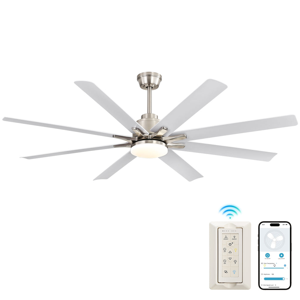 52-Inch Smart Ceiling Fan With Lights