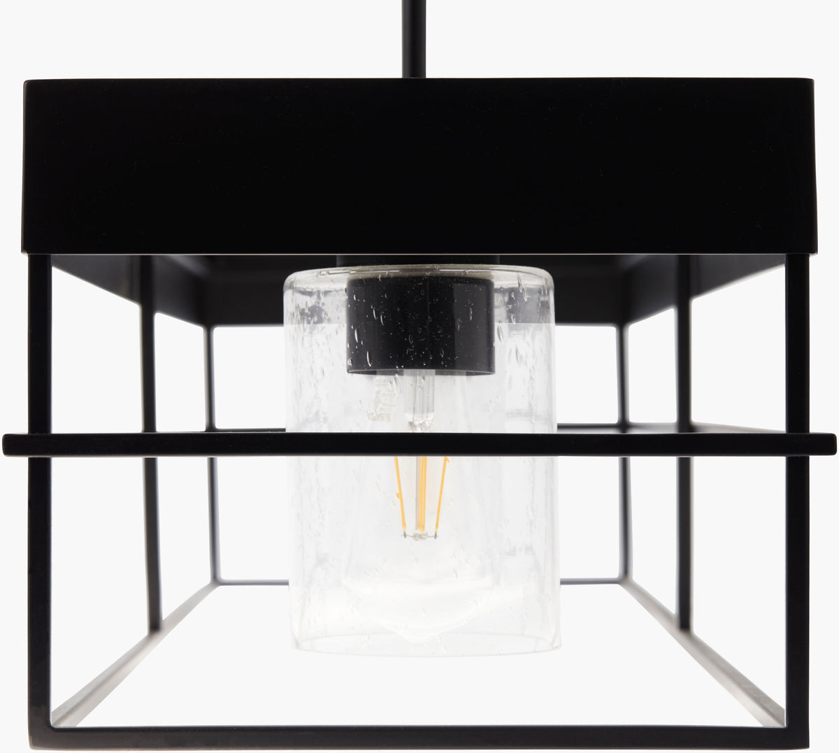 Didier Iron Chandelier, Painted Black