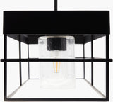 Didier Iron Chandelier, Painted Black
