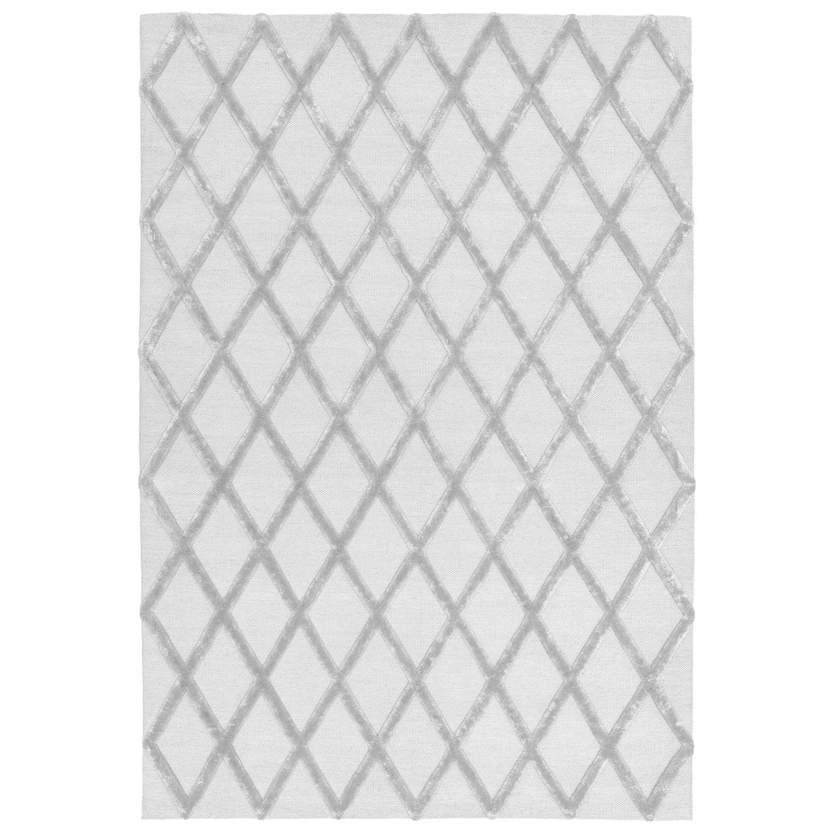 Dixon Rug - Silver Diamond