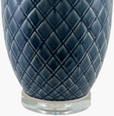 Delfora 31" Ceramic Table Lamp, Glazed Medium Gray