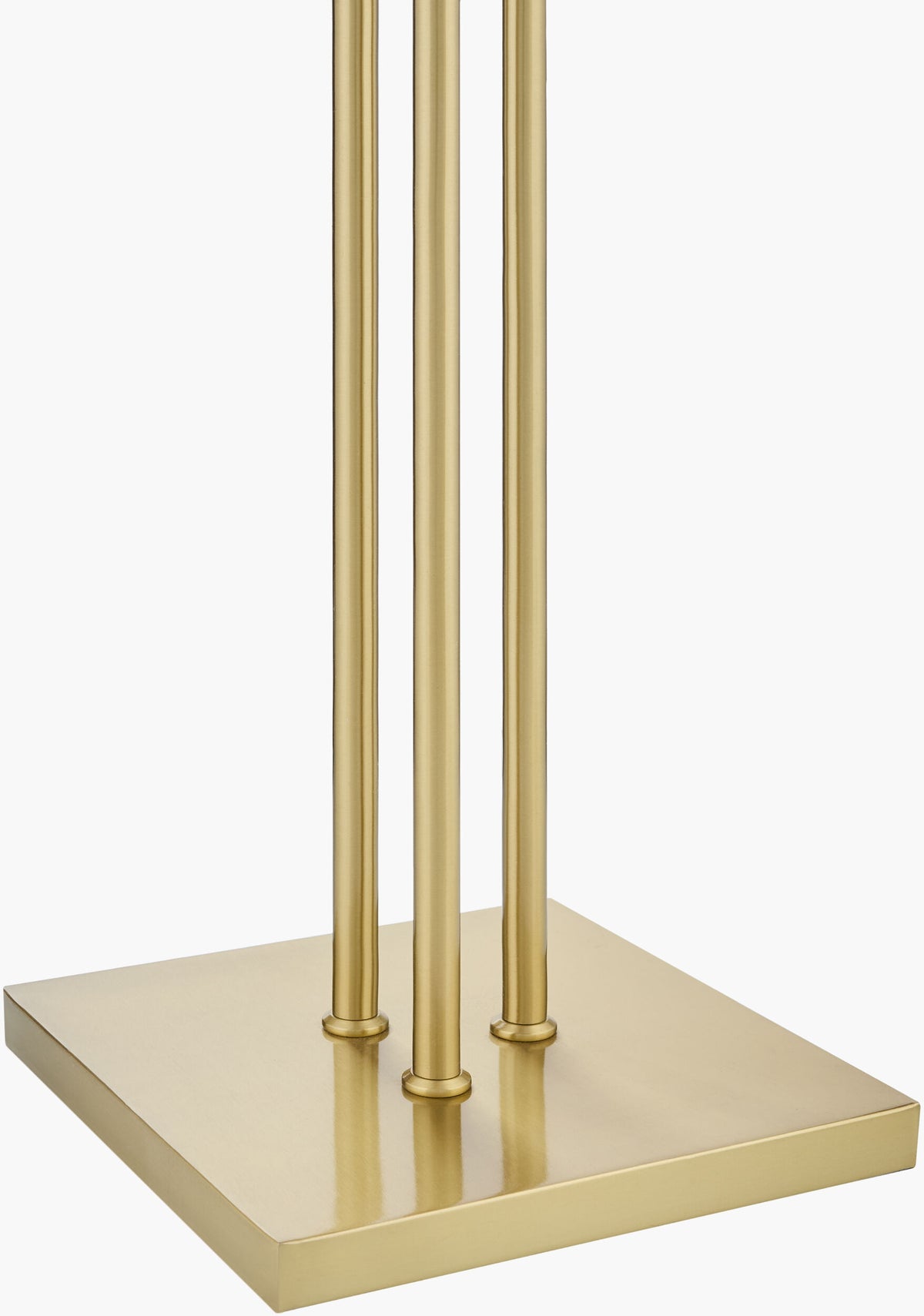 Dudley 68" Iron Floor Lamp, Metallic Metallic Brass