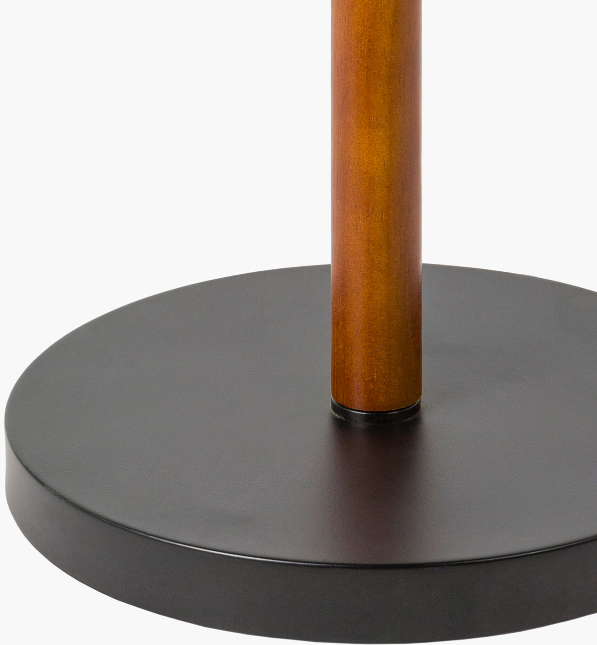 Dame 62" Rubber Wood Floor Lamp, Painted Tan