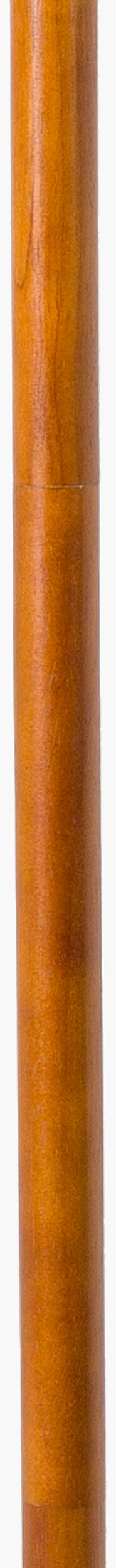 Dame 62" Rubber Wood Floor Lamp, Painted Tan
