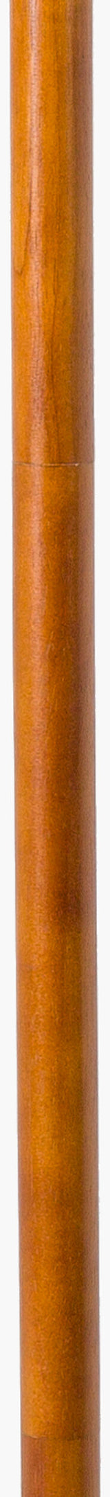 Dame 62" Rubber Wood Floor Lamp, Painted Tan
