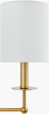 Dinant Iron Chandelier, Electroplated Metallic Brass