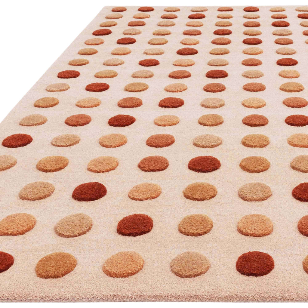 Dotty Rug styled in a living room