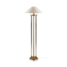 Floor Lamp 25X25X136 Glass/Gold Metal Without Lampshade