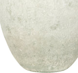 Dupree 28" Glass Table Lamp, Marbled White