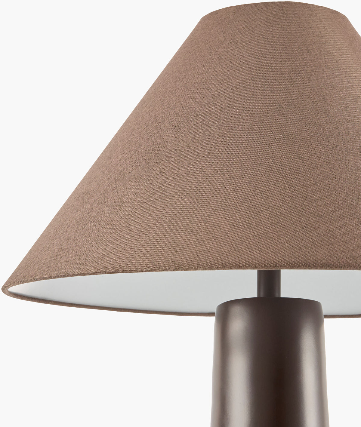 Dosso 57" Resin Floor Lamp, Painted Dark Brown