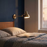 Brass Wall Lamp with Adjustable Arm — Swing-Arm