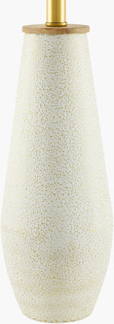Dividal 28" Iron Table Lamp, Painted White