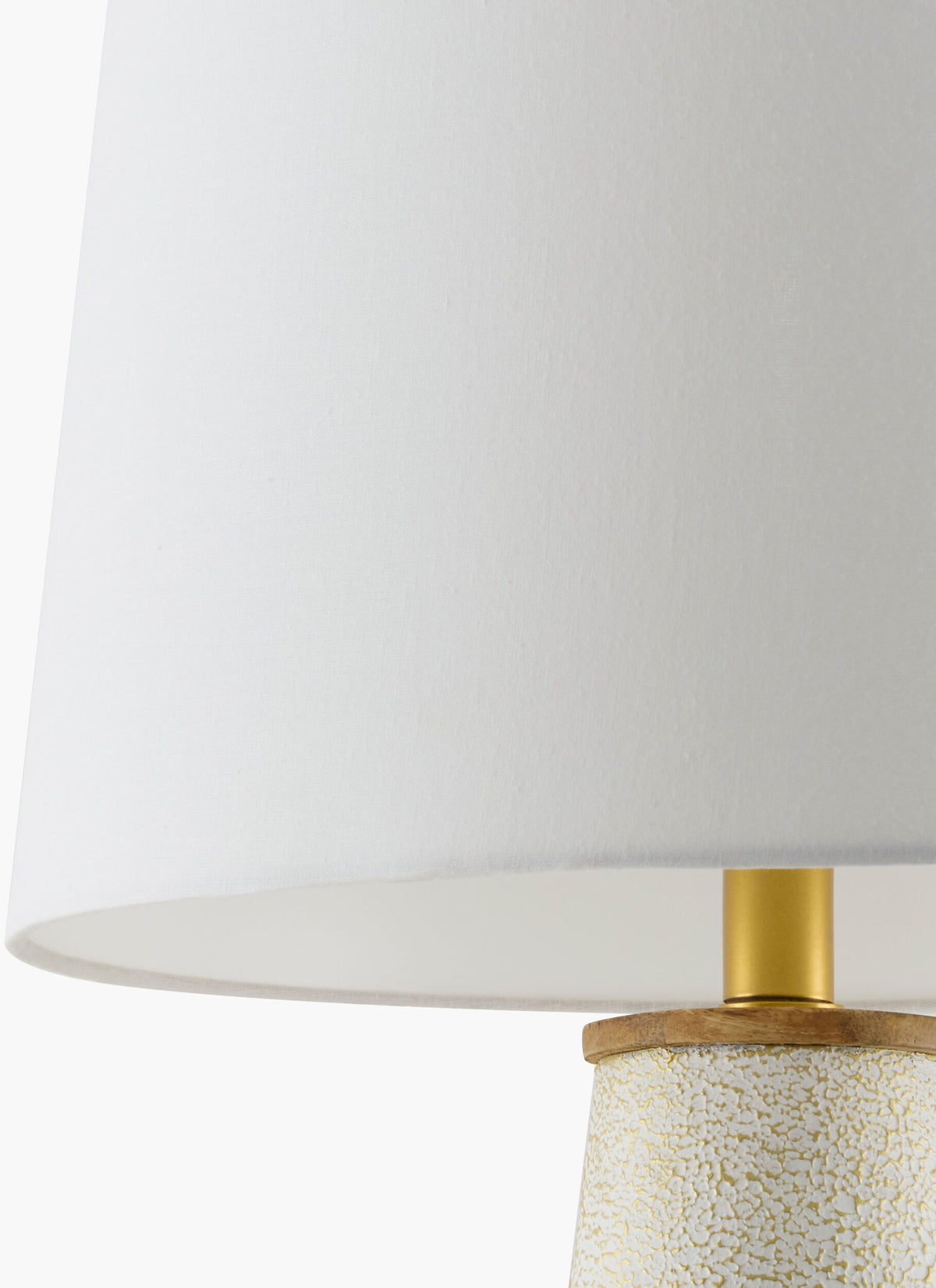 Dividal 28" Iron Table Lamp, Painted White