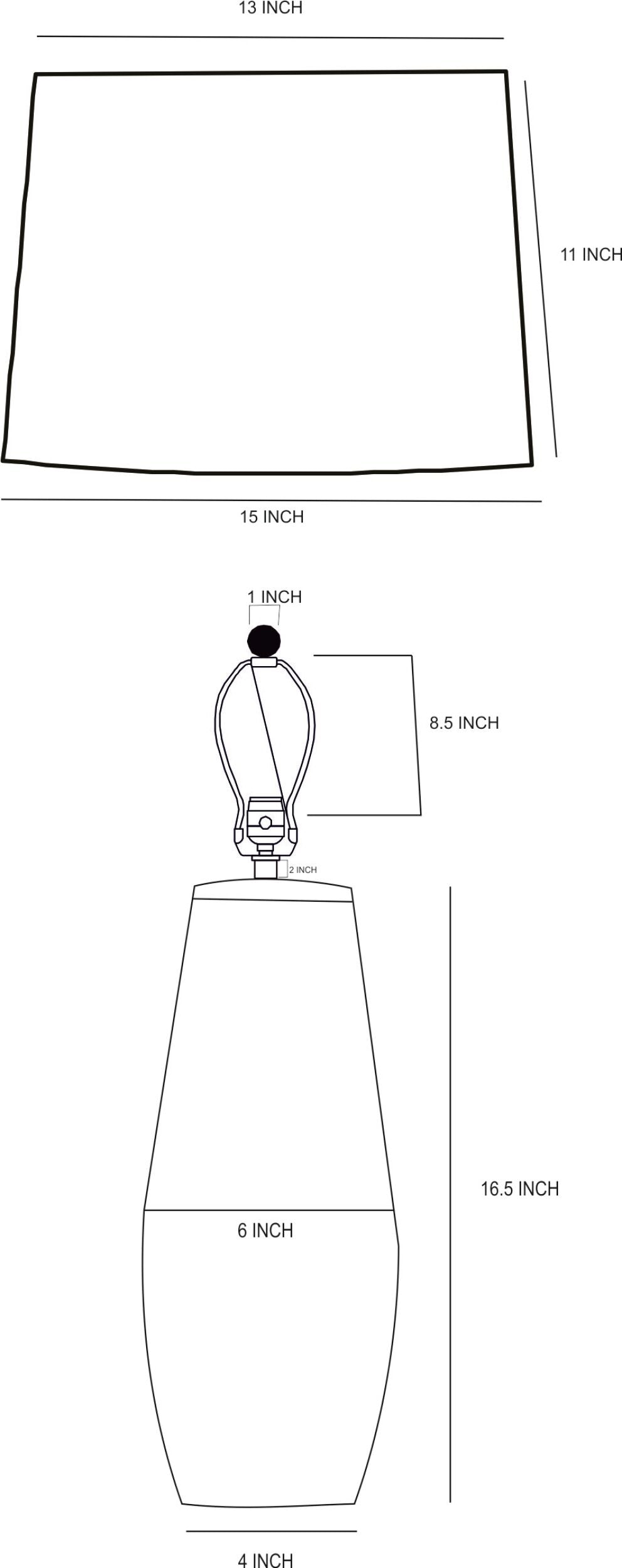 Dividal 28" Iron Table Lamp, Painted White
