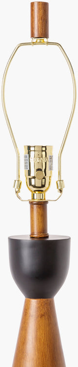 Downey 29" Resin Table Lamp, Painted Brown