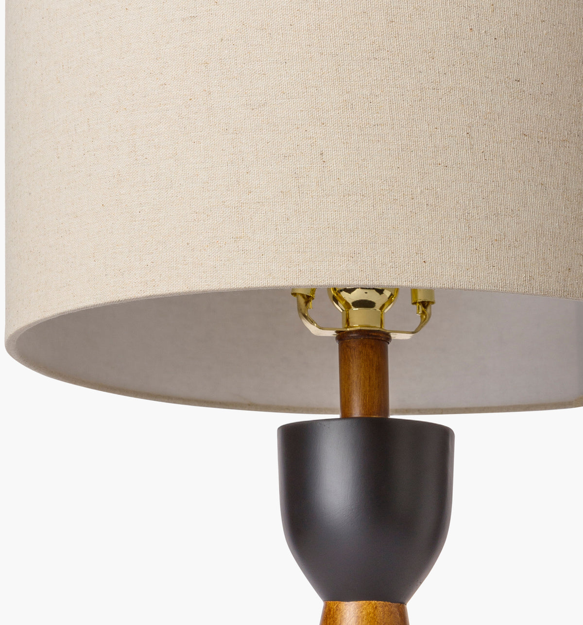 Downey 29" Resin Table Lamp, Painted Brown